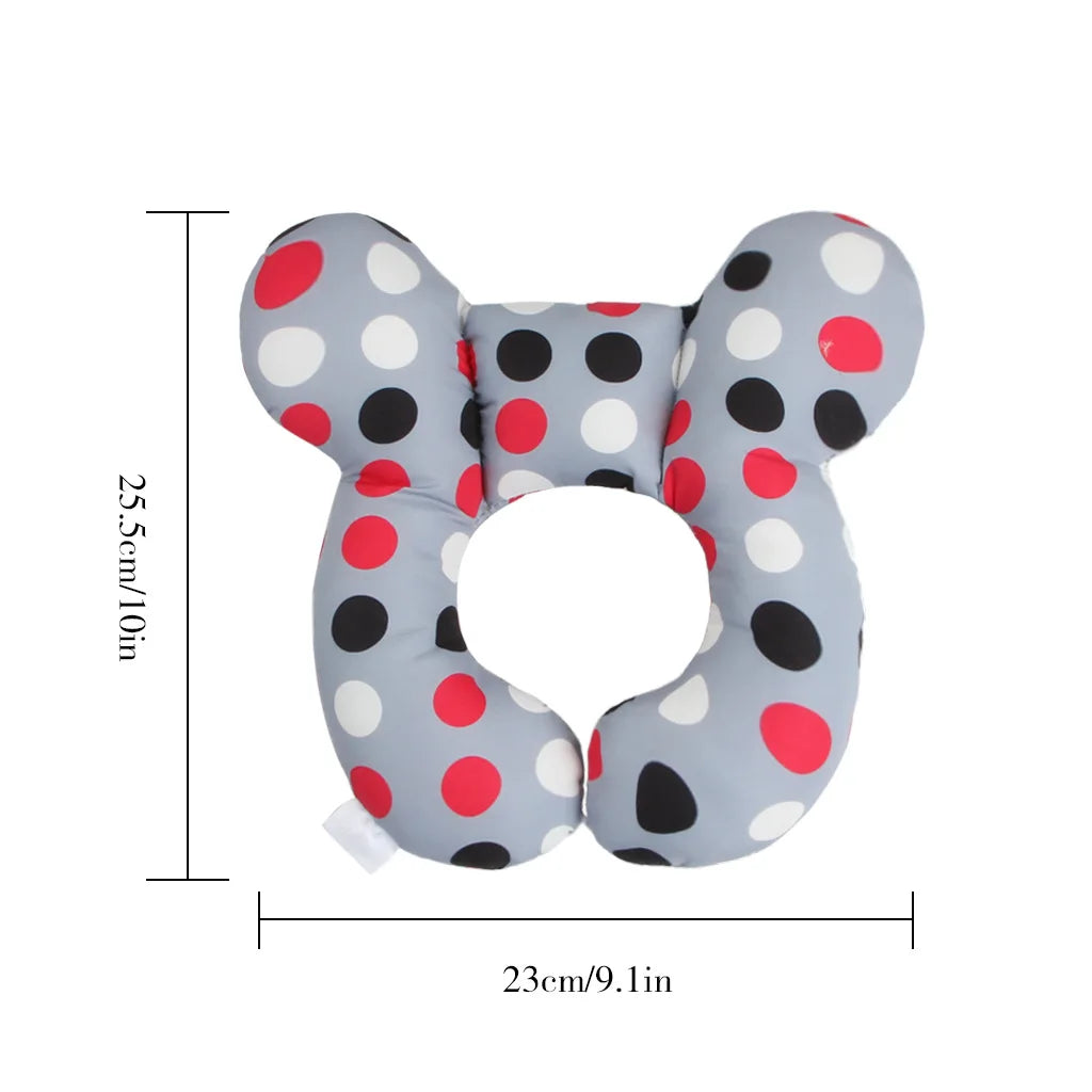 2025New Baby Pillow Protective Travel Car Seat Head Neck Support Pillows Newborn Children U Shape Headrest Toddler Cushion 0-3 Y