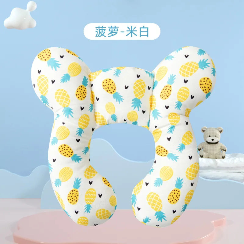 2025New Baby Pillow Protective Travel Car Seat Head Neck Support Pillows Newborn Children U Shape Headrest Toddler Cushion 0-3 Y