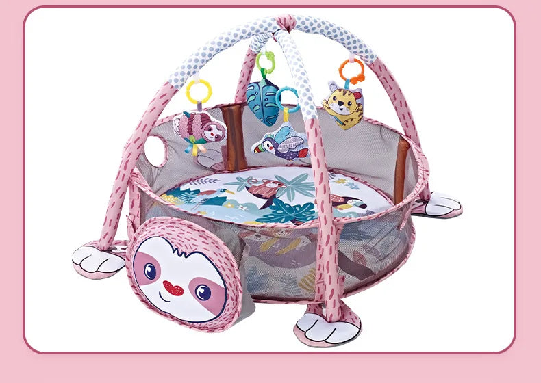 Baby Play Gym & Activity Mat – Tummy Time Playmat with Toys