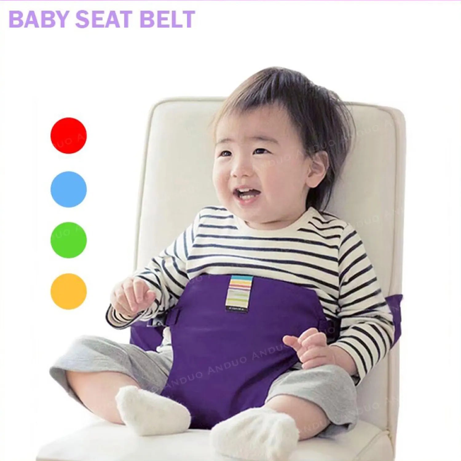 Portable Baby Seat Harness – Travel Feeding Solution for Safe & Secure Seating