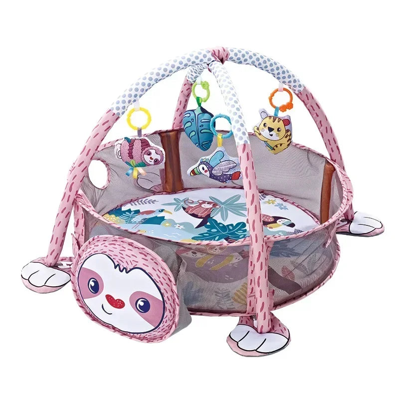 Baby Play Gym & Activity Mat – Tummy Time Playmat with Toys