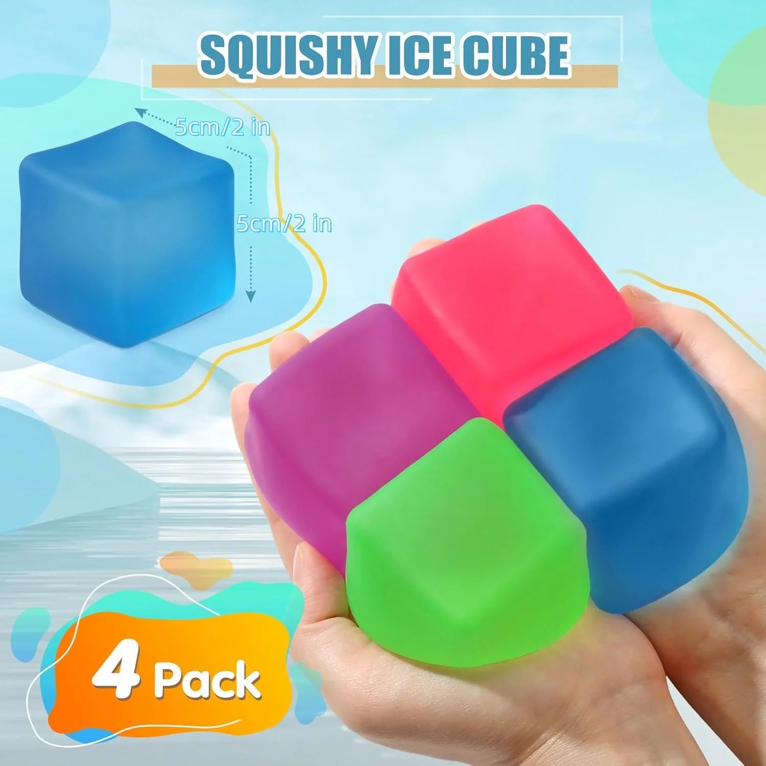 Sensory Squishy Toy for Kids – Calming Fidget Toy for Focus, Anxiety & Fine Motor Skills