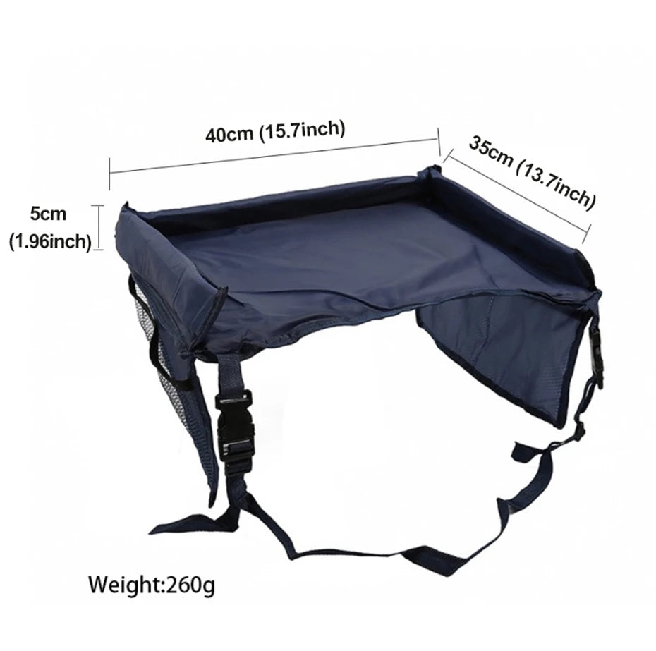 Car Seat Travel Tray for Toddlers – Snack & Activity Table for On-the-Go Play